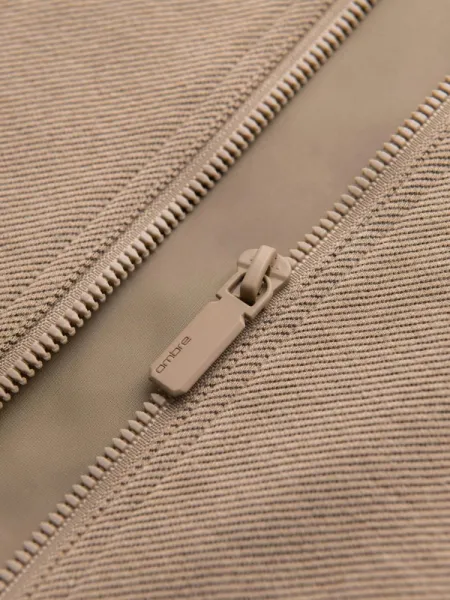 Bomber mikina pre mužov béžová