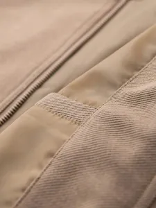 Bomber mikina pre mužov béžová