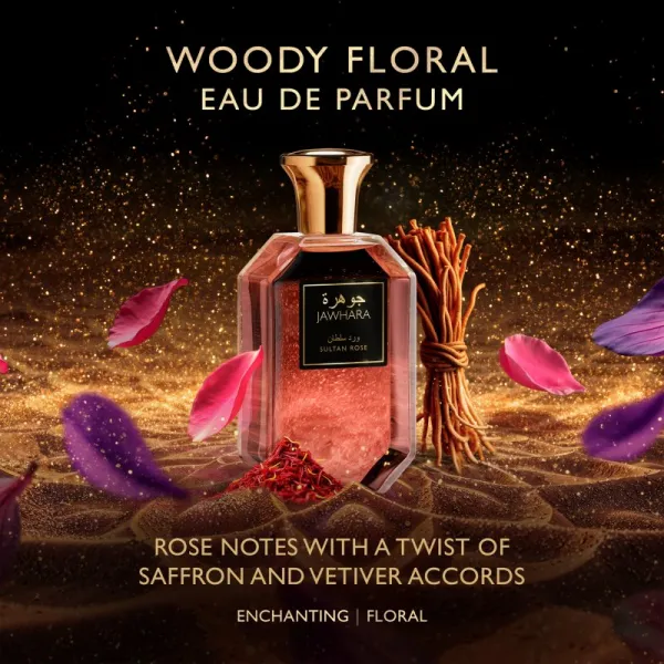Jawhara Sultan Rose parfumovaná voda unisex 100 ml