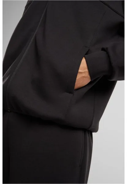 Scuba Zip Pocket Hoody black