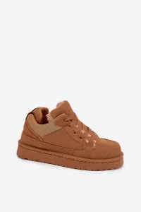 Boto Dámske tenisky s kožušinkou Camel Cyrissa