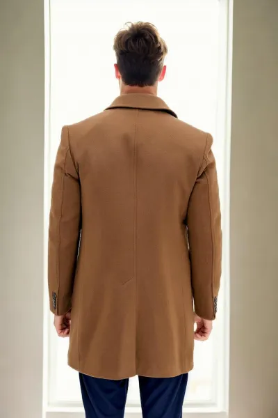 PLT9364 DEWBERRY MEN'S COAT-CAMEL