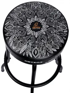 Ortega Bar Stool 30" White Kaleidoscope