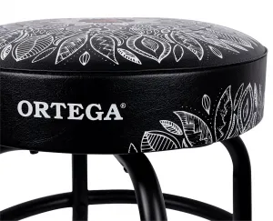 Ortega Bar Stool 30" White Kaleidoscope