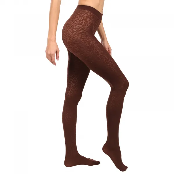 Dámske silónové pančuchové nohavice Golden Lady Spotted 50 DEN hnedé (156FFF N02A) S/M