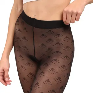 Dámske silónové pančuchové nohavice Golden Lady Graphic 30 DEN čierne (156DDD 099A) M/L