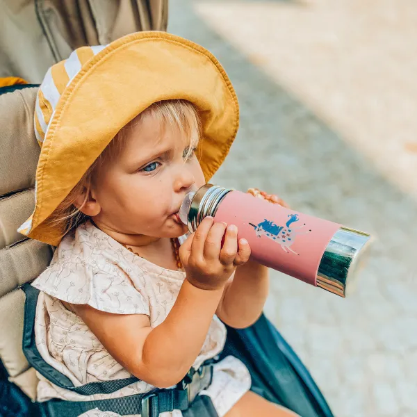 Pura nerezová fľaša s náustkom 325ml - zelená