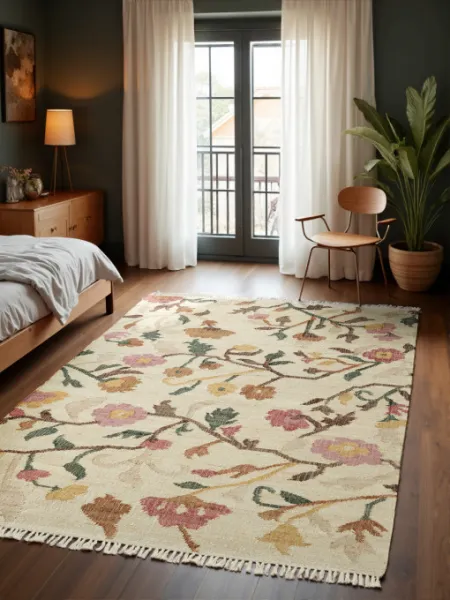 Koberec Elle Decoration Roya Violette krémový / viacfarebný