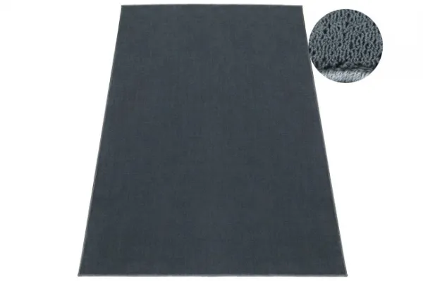 Protišmykový koberec PLUSH sivý