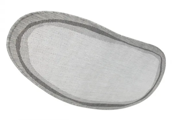 Koberec ORGANIC 2125 / krémový / sivý / naturálny