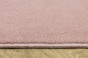 Protišmykový koberec PLUSH púdrovoružový