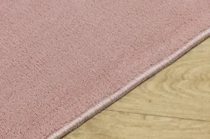 Protišmykový koberec PLUSH púdrovoružový