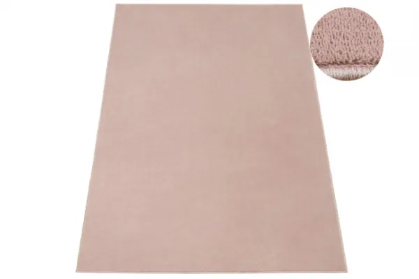 Protišmykový koberec PLUSH púdrovoružový