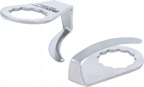 BGS Technics Náhradné nože – polkruhové pre BGS 3218/9291, 36 mm (2 ks)