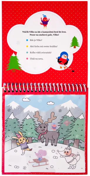 Moje kúzelné maľovanie Zima