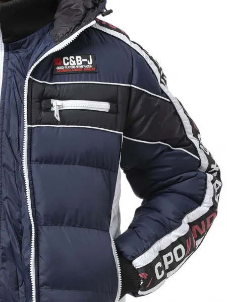 Pánska bunda CIPO & BAXX CM226 NAVYBLUE Farba: Tmavomodrá, Konfekčná veľkosť: M
