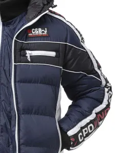 Pánska bunda CIPO & BAXX CM226 NAVYBLUE Farba: Tmavomodrá, Konfekčná veľkosť: M
