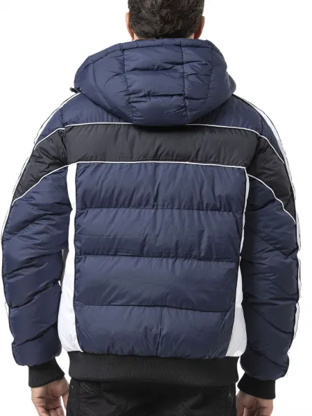 Pánska bunda CIPO & BAXX CM226 NAVYBLUE Farba: Tmavomodrá, Konfekčná veľkosť: M