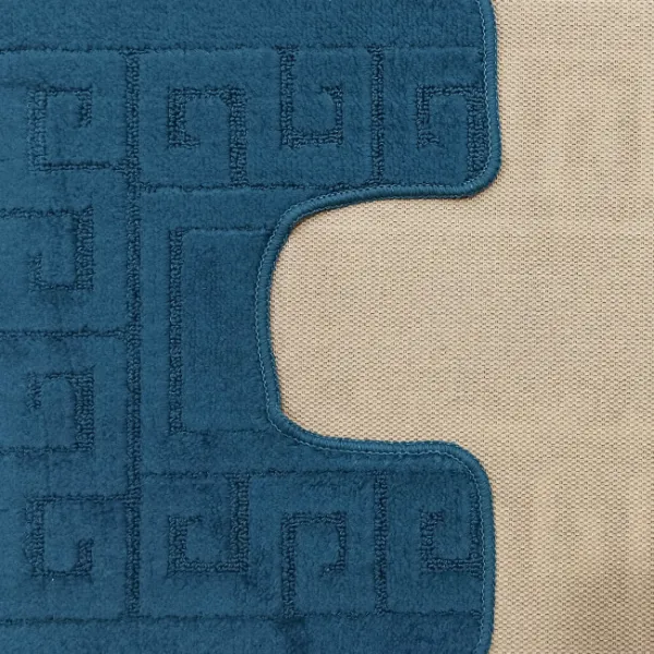 Sada kúpeľňových koberčekov Montana Ethnic Ink Blue