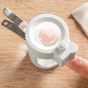 InnovaGoods Kleštičky na nehty se světlem LED, lupou a pilníkem Clail