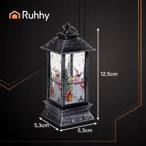 Ruhhy Vianočný strieborný LED lampášik