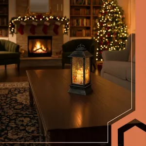 Ruhhy Vianočný strieborný LED lampášik