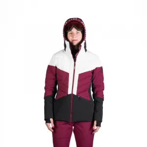 Dámska lyžiarska bunda NORTHFINDER NANETTE-510cherry