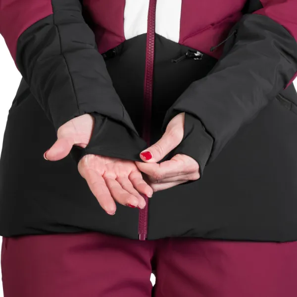 Dámska lyžiarska bunda NORTHFINDER NANETTE-510cherry