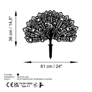 Záhradná dekorácia Peacock 01