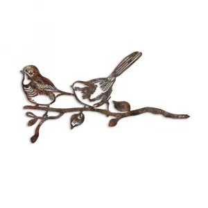 Záhradná dekorácia Bird On The Branch 04 - Brown