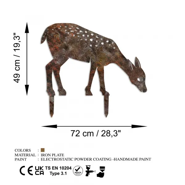 Záhradná dekorácia Gazelle -A 01