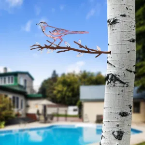 Záhradná dekorácia Bird on the branch 25