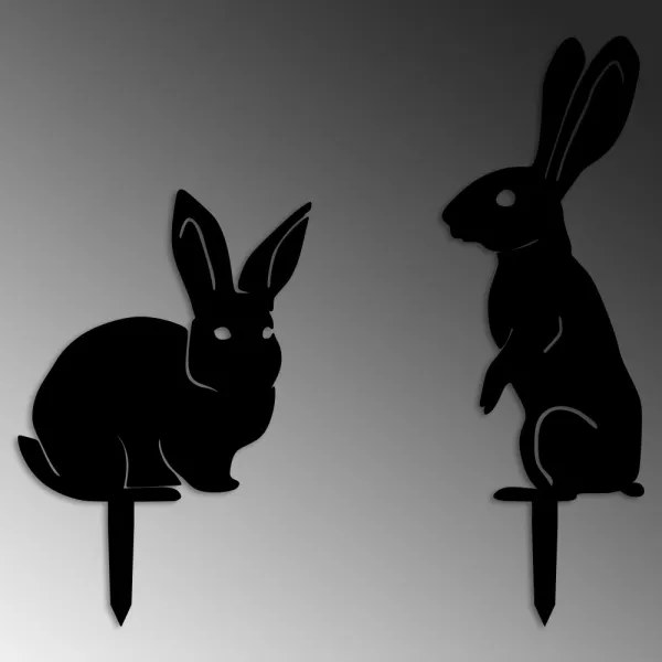 Decorative Garden Object Set (2 Pieces) RaAbbits 01