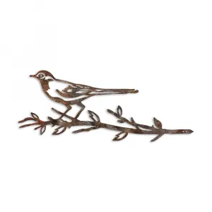 Záhradná dekorácia Bird On The Branch 05 - Brown