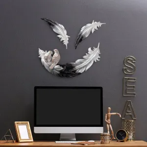 Dekoratívny doplnok na stenu Love Birds - 1