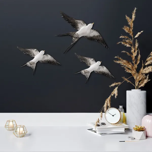 Dekoratívny doplnok na stenu Flying Swallow - 2