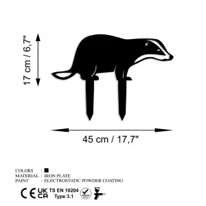 Záhradná dekorácia Badger 01