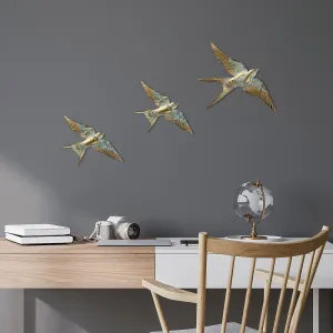 Dekoratívny doplnok na stenu Flying Swallow - 1