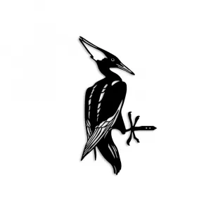 Záhradná dekorácia Bird On The Branch 10 - Black