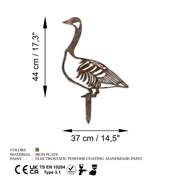 Záhradná dekorácia Goose -A 03