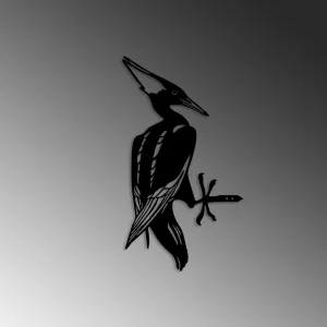 Záhradná dekorácia Bird On The Branch 10 - Black