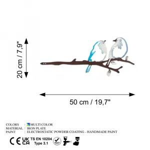 Záhradná dekorácia Bird on the branch 26