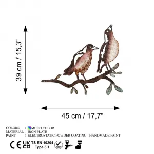 Záhradná dekorácia Bird on the branch 29