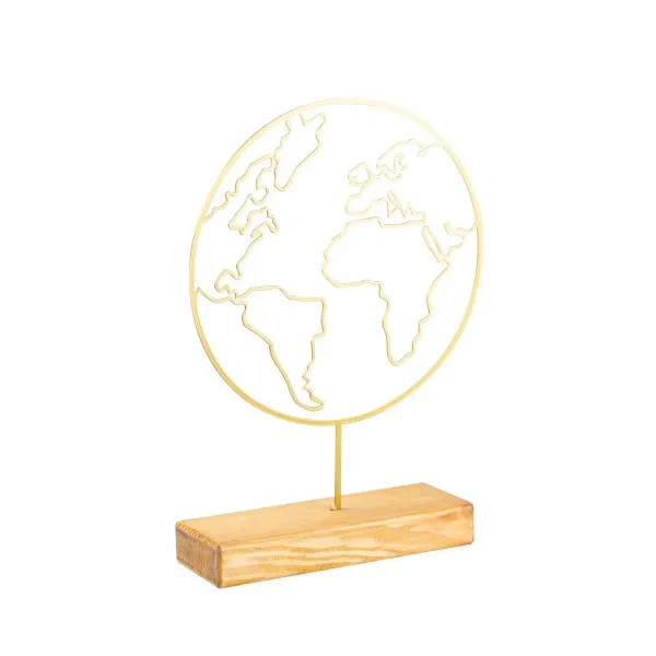 Dekoratívny predmet World - Gold