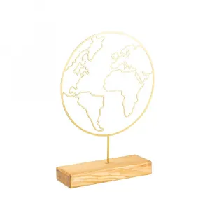 Dekoratívny predmet World - Gold