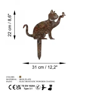 Záhradná dekorácia Cat -A 03