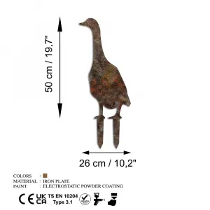 Záhradná dekorácia Goose -A 04