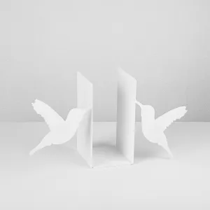 Metal Bookend Kitap tutucu 11 - White
