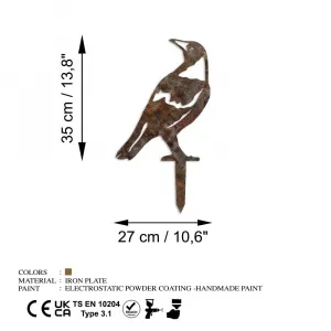 Záhradná dekorácia Bird -A 01