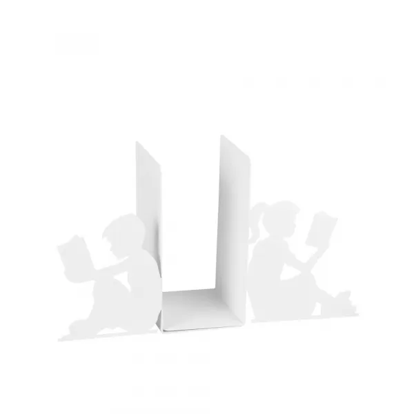Metal Bookend Kitap tutucu 10 - White